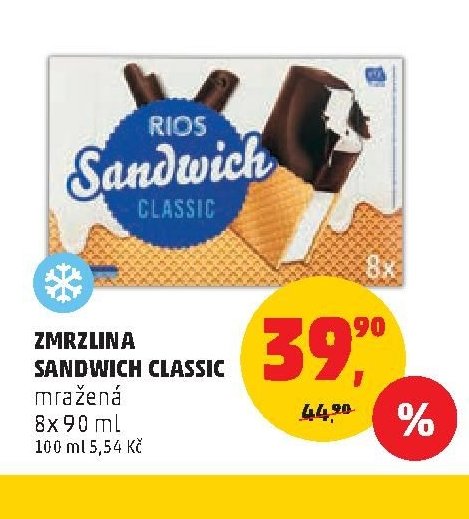Zmrzlina Sandwich Classic