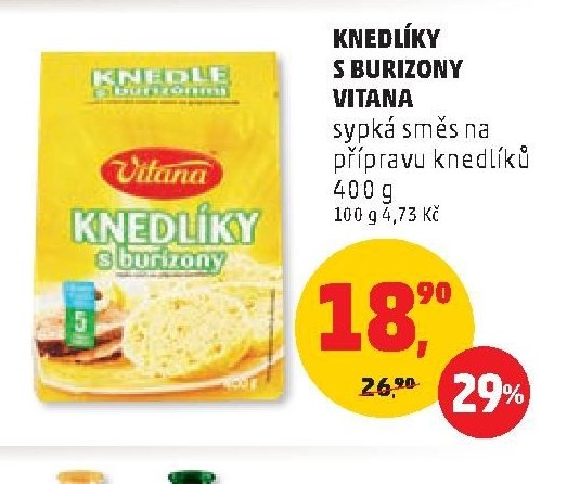 KNEDLÍKY S BURIZONY VITANA