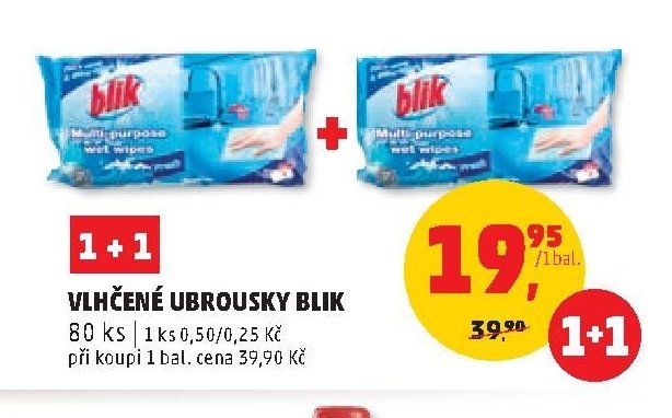 VLHČENÉ UBROUSKY BLIK