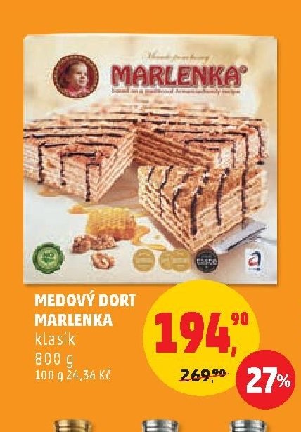 MEDOVÝ DORT MARLENKA