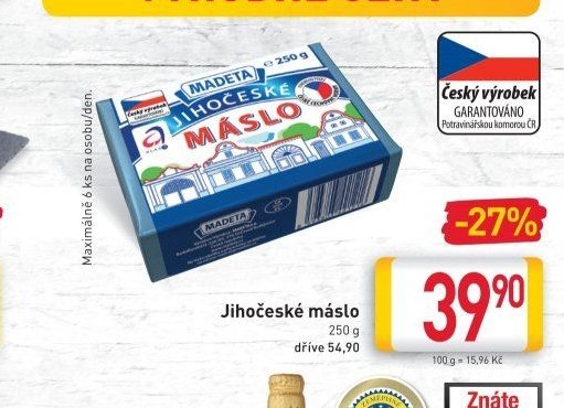Jihočeské máslo