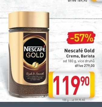 Nescafé Gold Crema, Barista