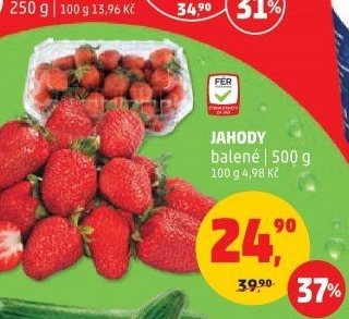 JAHODY balené 500 g