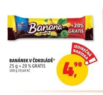 BANÁNEK V ČOKOLÁDĚ