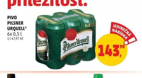 PIVO PILSNER URQUELL 6x 0,5 l
