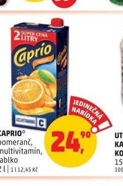CAPRIO pomeranč, multivitamin, jablko 2 l