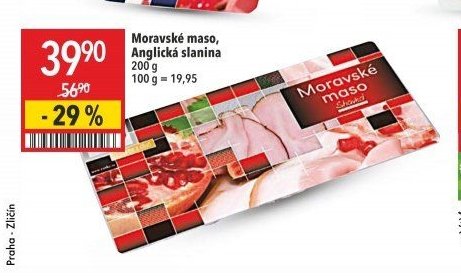Moravské maso, Anglická slanina