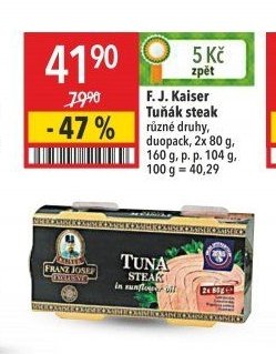 F. J. Kaiser Tuňák steak