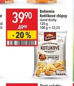 Bohemia Kotlíkové chipsy