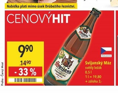 Svijanský Máz světlý ležák
