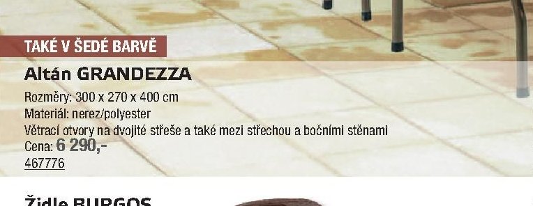 Altán GRANDEZZA - UNI HOBBY akcniletaky.com