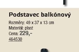 Podstavec balkónový - UNI HOBBY akcniletaky.com