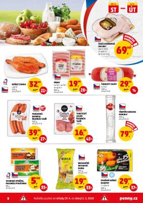 akční leták Penny Market 29.4.2020-4.5.2020