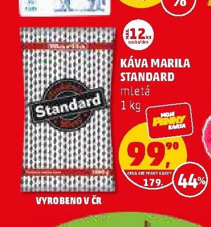 Káva Marila Standard mletá