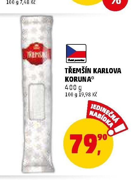 TŘEMŠÍN KARLOVA KORUNA