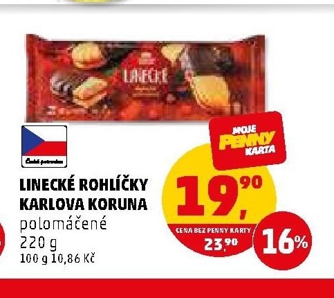 LINECKÉ ROHLÍČKY KARLOVA KORUNA