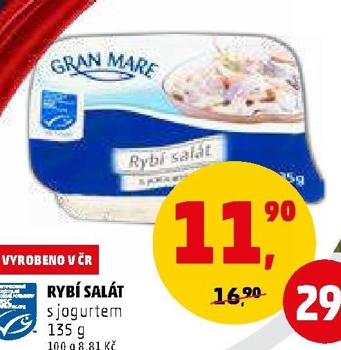 Gran Mare Rybí salát s jogurtem