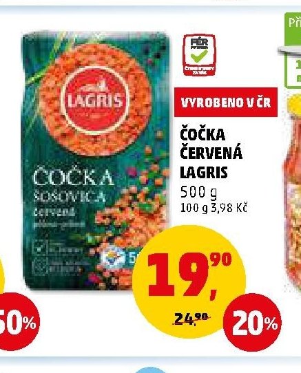 ČOČKA ČERVENÁ LAGRIS