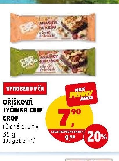 Oříšková tyčinka Crip Crop