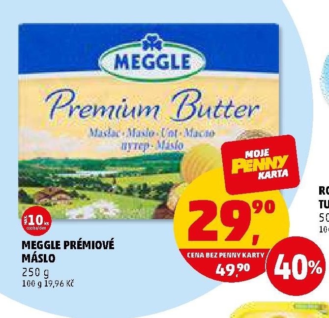 MEGGLE PRÉMIOVÉ MÁSLO 250 g