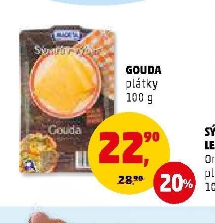 GOUDA plátky 100 g