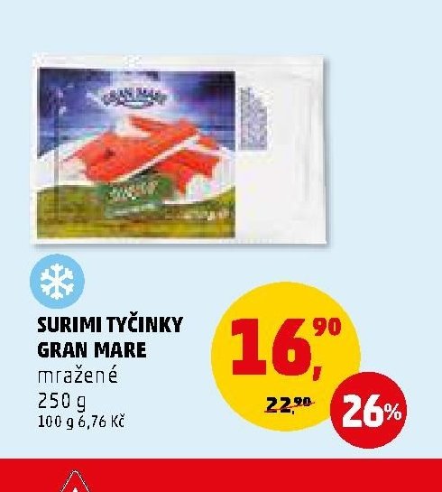 SURIMI TYČINKY GRAN MARE mražené 250 g