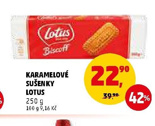 Karamelové sušenky Lotus