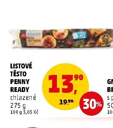 LISTOVÉ TĚSTO PENNY READY