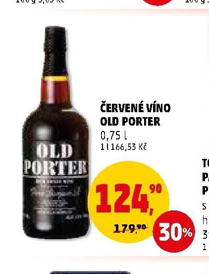 ČERVENÉ VÍNO OLD PORTER