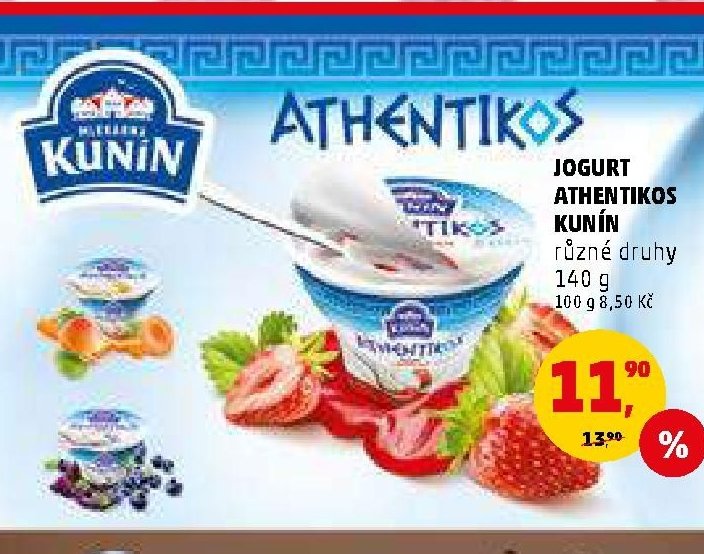Jogurt Athentikos Kunín
