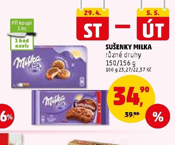 Sušenky Milka