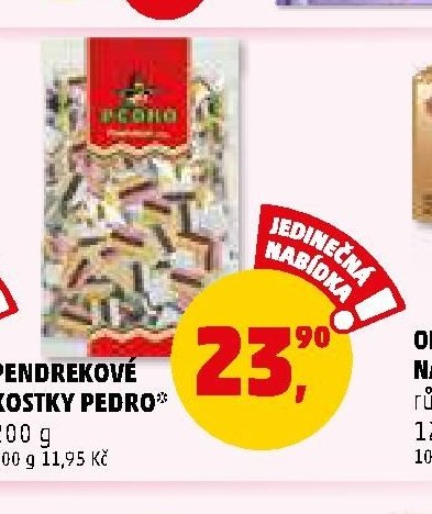 Pendrekové kostky Pedro