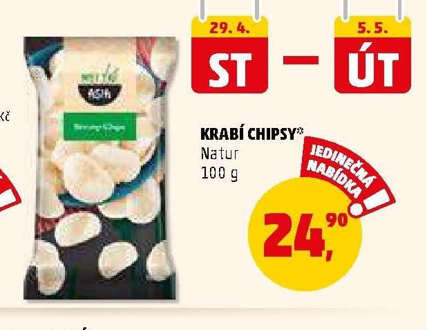 Krabí chipsy