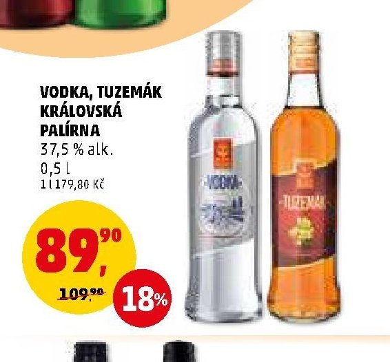 Vodka, Tuzemák Královská Palírna