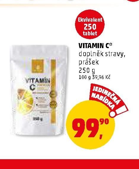 VITAMIN C doplněk stravy, prášek 250 g
