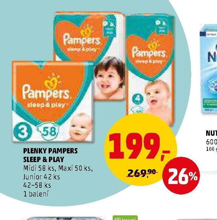 PLENKY PAMPERS SLEEP & PLAY