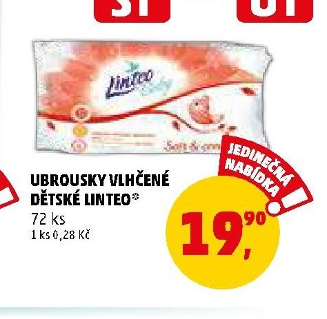 UBROUSKY VLHČENÉ DĚTSKÉ LINTEO
