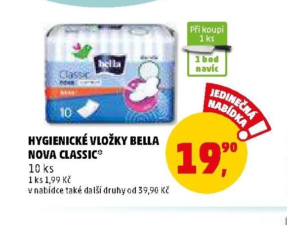 HYGIENICKÉ VLOŽKY BELLA NOVA CLASSIC