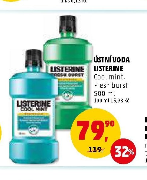 ÚSTNÍ VODA LISTERINE