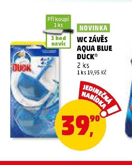 WC závěs Aqua Blue Duck