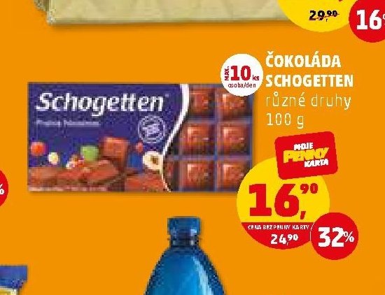 ČOKOLÁDA SCHOGETTEN