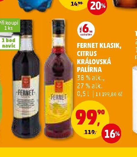 FERNET KLASIK, CITRUS