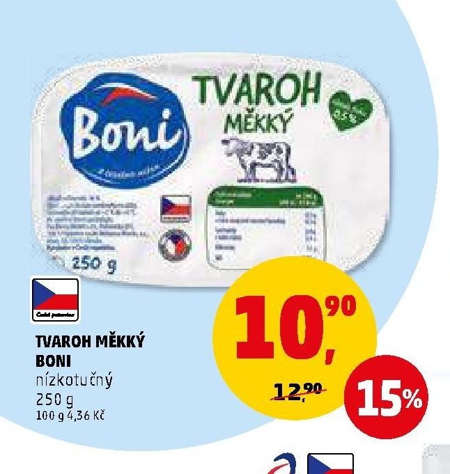 Tvaroh měkký Boni