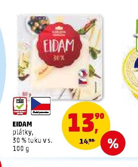 Eidam plátky