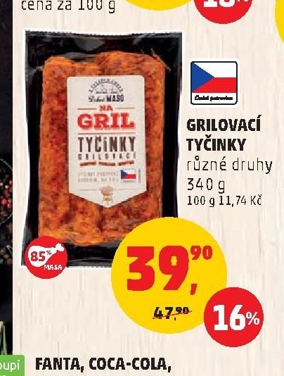 Grilovací tyčinky