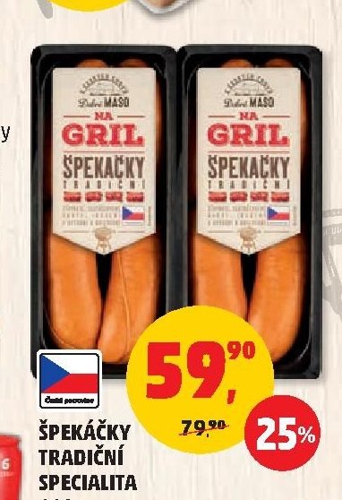 Špekáčky tradiční specialita