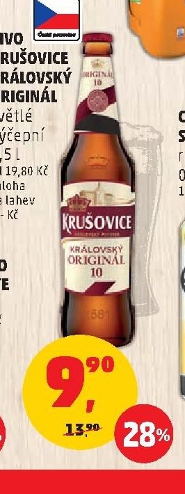 Pivo Krušovice Královský Originál