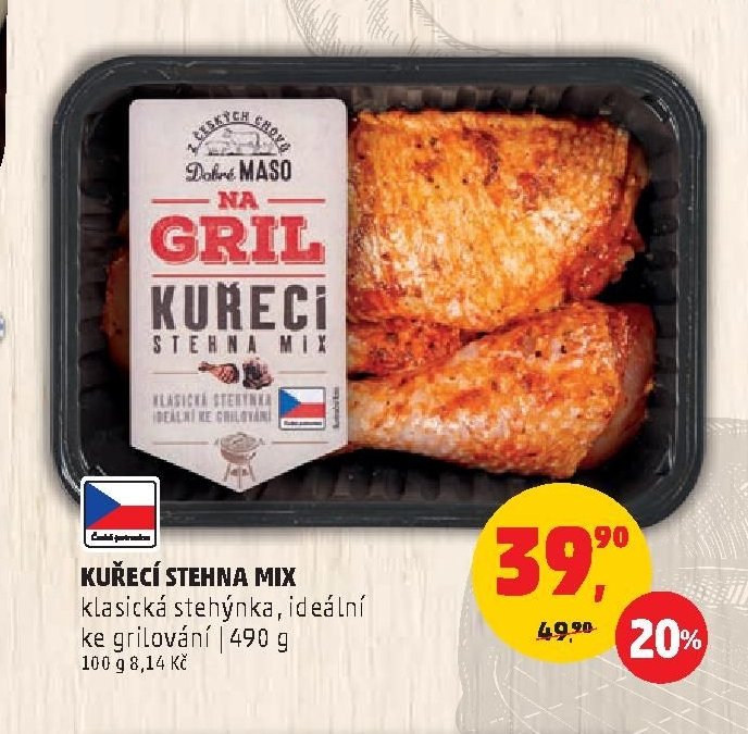 Kuřecí stehna mix