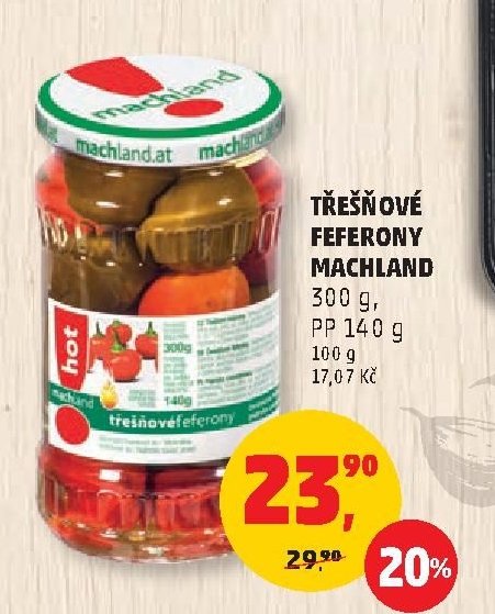 Třešňové feferony Machland