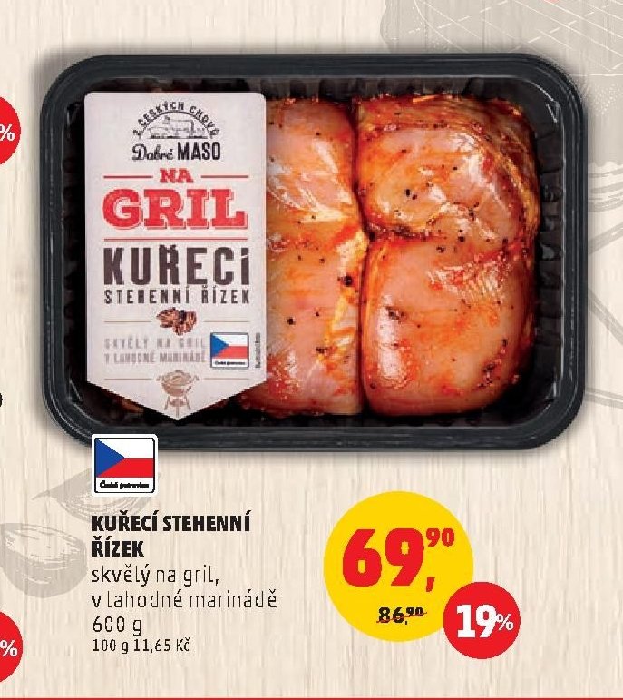 Kuřecí stehenní řízek